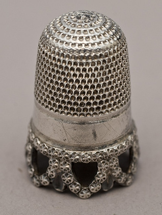 Antique Silver Thimble - Charles Horner